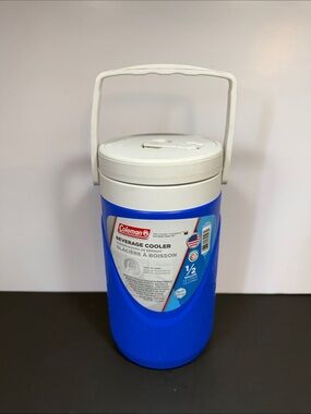 Coleman 1.9 Litres Blue and White Portable Beverage Cooler Jug